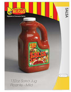 132oz Salsa Jug Picante - Mild SA LSA