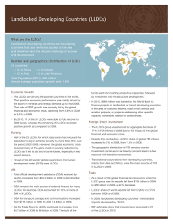 Landlocked Developing Countries (LLDCs) - UN