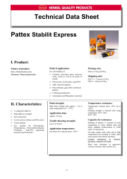 Pattex Stabilit Express