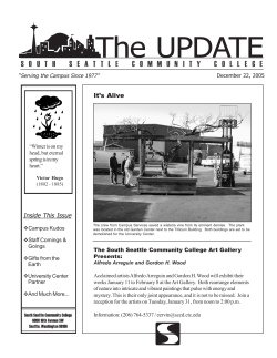 The UPDATE - South Seattle Community College