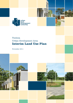 Toolooa Urban Development Area Interim Land Use Plan