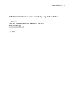 Media Visualization: Visual Techniques for