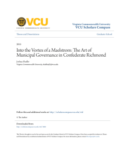 The Art of Municipal Governance in Confederate Richmond