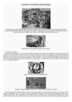 slavery in africa and beyond
