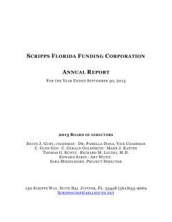 Scripps Florida Funding Corporation