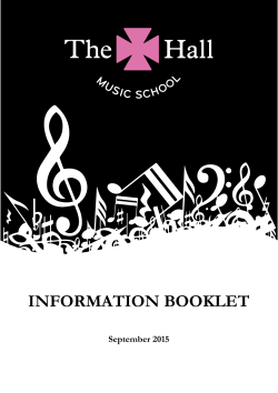 information booklet