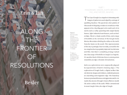 along the frontier of resolutions