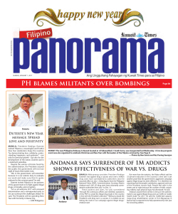 PH bLAMES MILITANTS OVER bOMbINGS