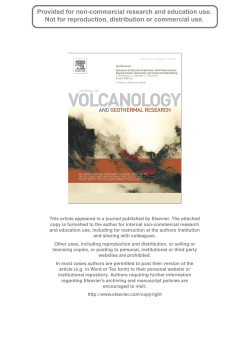 Author`s personal copy - Alaska Volcano Observatory