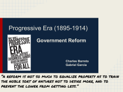 Progressive Era (1895-1914)