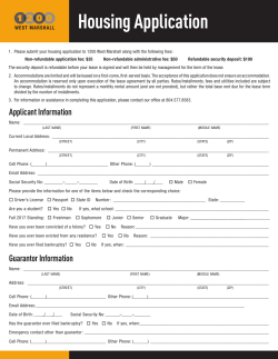Housing Application - American Campus Communities
