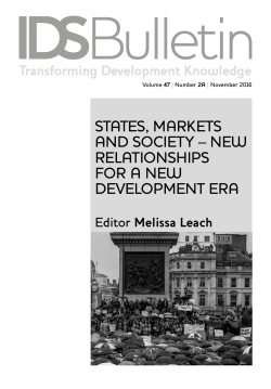 article - IDS Bulletin - Institute of Development Studies