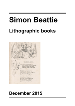 Lithographic books