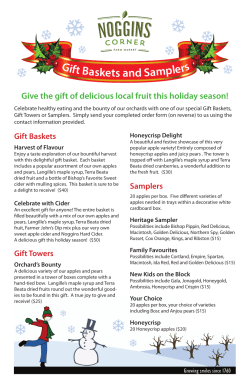 Gift Baskets and Samplers - Noggins Corner Farm Market