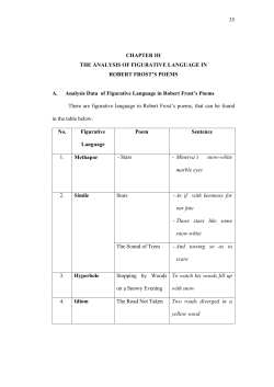 35 CHAPTER III THE ANALYSIS OF FIGURATIVE LANGUAGE IN