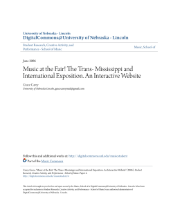 Music at the Fair! The Trans- Mississippi and International