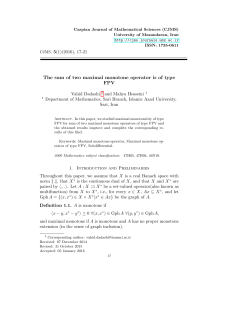 The sum of two maximal monotone operator is of type FPV