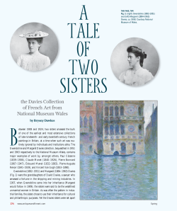 the Davies Collection of French Art from National Museum Wales