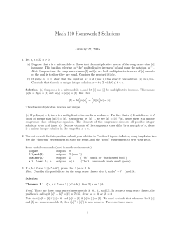 Math 110 Homework 2 Solutions