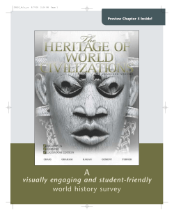 visually engaging and student-friendly world history survey