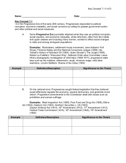 Concept Outline 7.1.II A-D