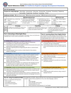 CELDS K-5 Quick Reference Guide 5.14