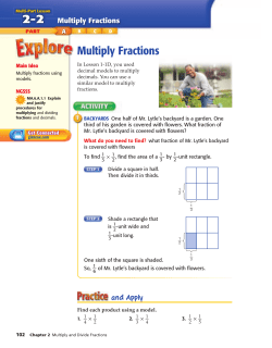 Multiply Fractions - Math GR. 6-8