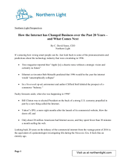 How the Internet has Changed Business over the