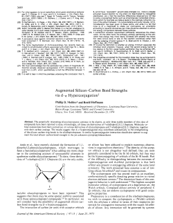 Augmented Silicon-Carbon Bond Strengths via d