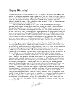 Happy Birthday! - FUNGI Magazine