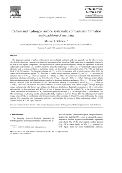Carbon and hydrogen isotope systematics of bacterial formation and