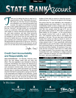 Credit Card Accountability and Responsibility Act