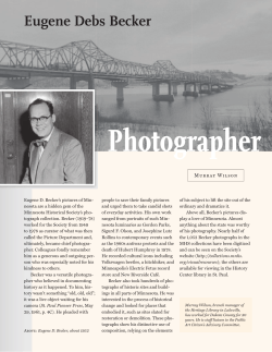 Eugene Debs Becker : photographer - Collections