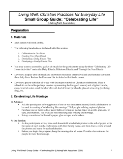 Living Well - Lifelong Faith