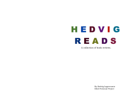 A collection of book reviews.