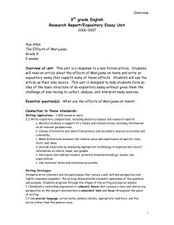 9th grade English Research Report/Expository Essay Unit