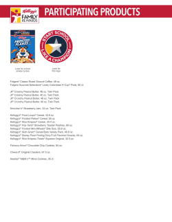 participating products - Kellogg`s Family Rewards