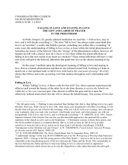 Falling in Love and Staying in Love