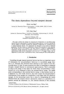 The theta dependence beyond steepest descent