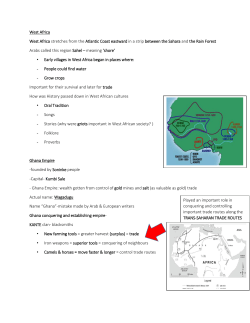 Name &ldquo;Ghana&rdquo; - sjc history