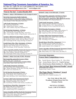 2015 fun in the sun contest results