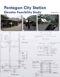 Pentagon City Station Elevator Feasibility Study
