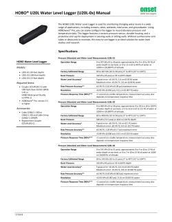 HOBO U20L Water Level Logger (U20L