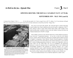 Episode Nine Chapter 3 Part 2 - Canadian Naval Memorial Trust