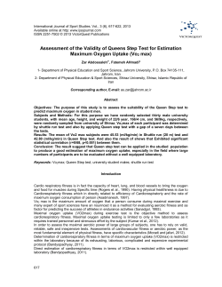 Fulltext - International Journal of Sport Studies