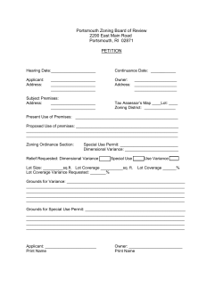 Board of Review Petition