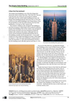 The Empire State Building (Green Line 4, Unit 1)