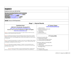 English II - Lenape Regional High School District