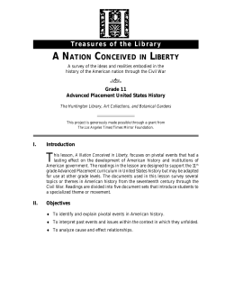 A Nation Conceived in Liberty