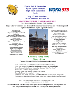 Kentucky Derby Party Noon &ndash; 8 pm